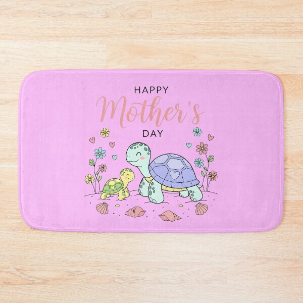 Item preview, Happy Mother’s Day – Mama and Baby Sea Turtle Illustration designed and sold by Sea Gem.