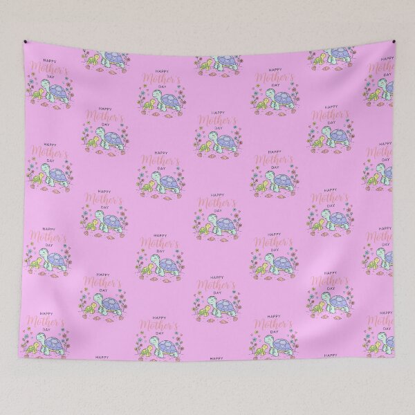 Item preview, Happy Mother’s Day – Mama and Baby Sea Turtle Illustration designed and sold by Sea Gem.