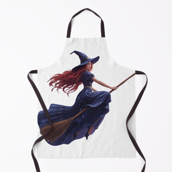 Item preview, Flying Witch on Broom designed and sold by BlondeBalance.