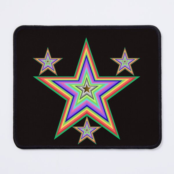 Item preview, Colorful Layered Star Pattern designed and sold by Carftastic.