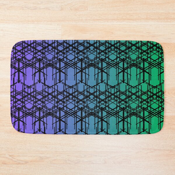 Item preview, Modern Geometric Grid Pattern – Abstract Hexagon Line Art Design designed and sold by kpwi_maduwanthi.