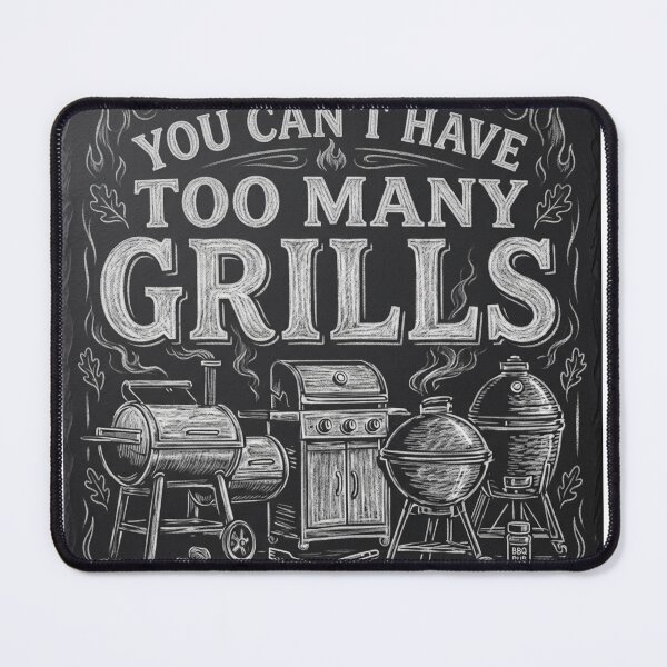Item preview, Too Many Grills BBQ designed and sold by DariaOltes.