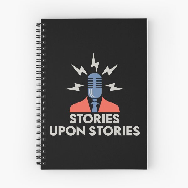 Item preview, STORIES UPON STORIES LOGO STACK (COLOR) designed and sold by STORIESUPONPOD.