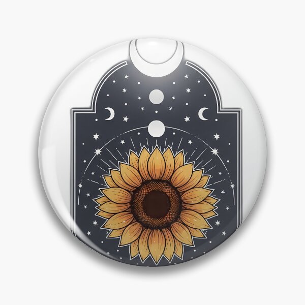 Item preview, Moonlit Sunflower Crest designed and sold by pumsquare.
