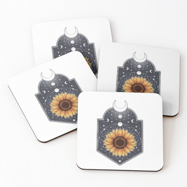 Item preview, Moonlit Sunflower Crest designed and sold by pumsquare.