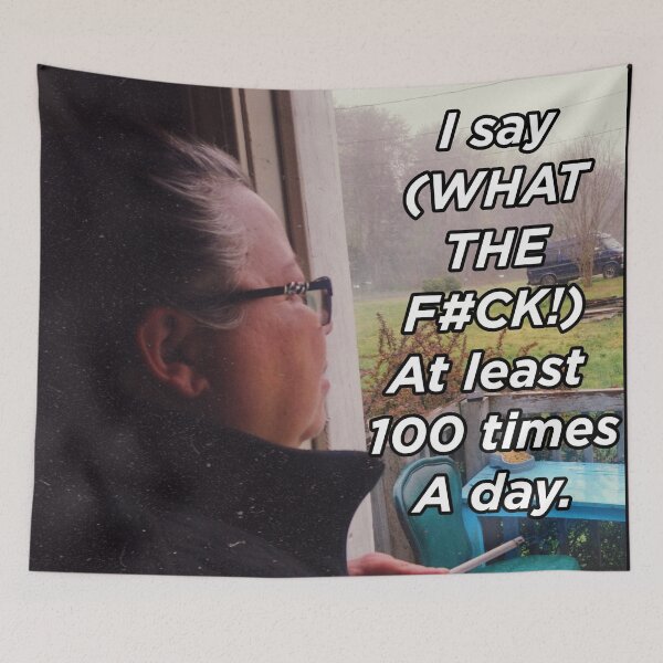 Item preview, I Say WHAT THE F#CK 100 times a day designed and sold by Cat Haven & Rescue .