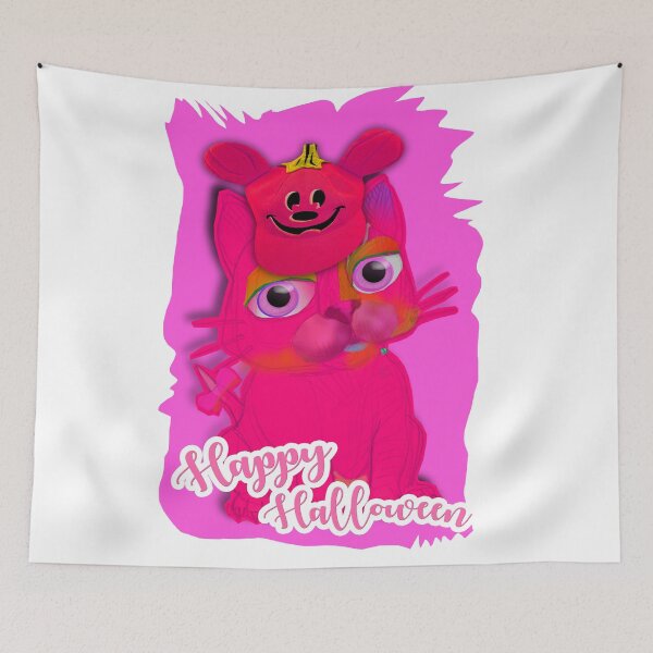 Item preview, My Halloween PINK Vanda Cat (Original Drawing by ACCI) designed and sold by VanyssaGraphics.