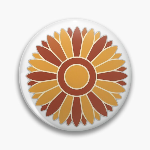 Item preview, Retro 70s Sunflower Burst designed and sold by pumsquare.