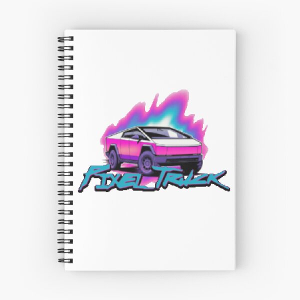 Item preview, Synthwave Pixel Cybertruck 80s Neon designed and sold by Heaton-B-Design.