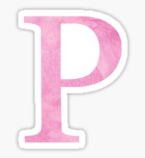Rose Watercolor Ρ Sticker