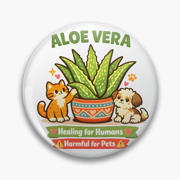 Item preview, Aloe Vera – Healing for Humans, Harmful for Pets | Toxic Plants Veterinary Awareness Design designed and sold by Bettybee00.