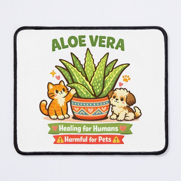 Item preview, Aloe Vera – Healing for Humans, Harmful for Pets | Toxic Plants Veterinary Awareness Design designed and sold by Bettybee00.