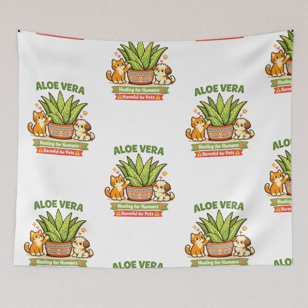 Item preview, Aloe Vera – Healing for Humans, Harmful for Pets | Toxic Plants Veterinary Awareness Design designed and sold by Bettybee00.