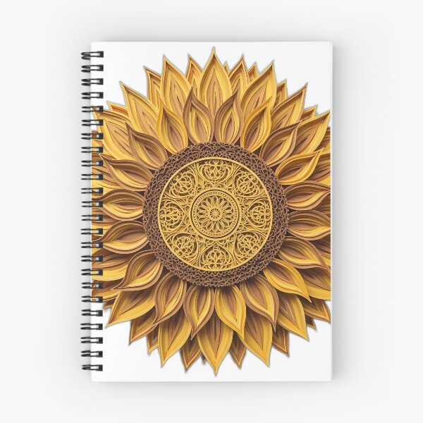 Item preview, Layered Paper Cut Sunflower designed and sold by pumsquare.