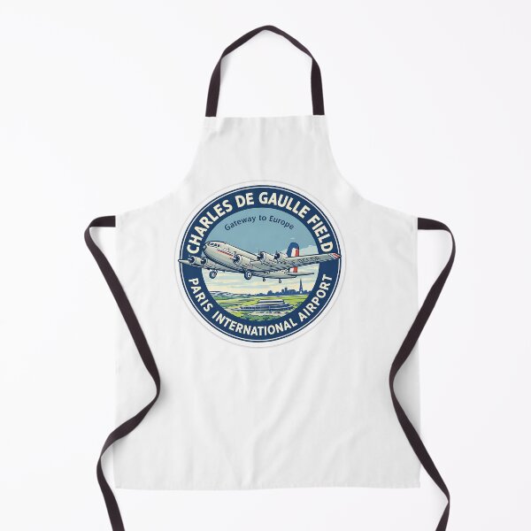 Item preview, Vintage Charles de Gaulle Airport (CDG) aviation badge inspired by classic mid-century travel graphics. designed and sold by PIXEL POP DESIGNS - Beyond the Norm!.