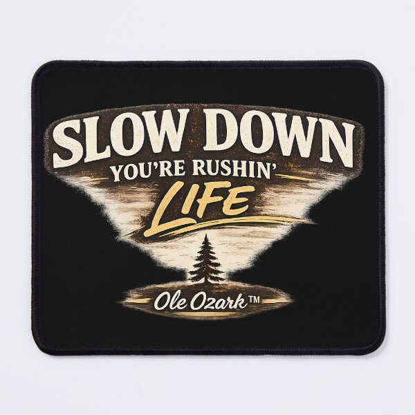 Item preview, Slow Down Your Rushin Life designed and sold by OleOzark.