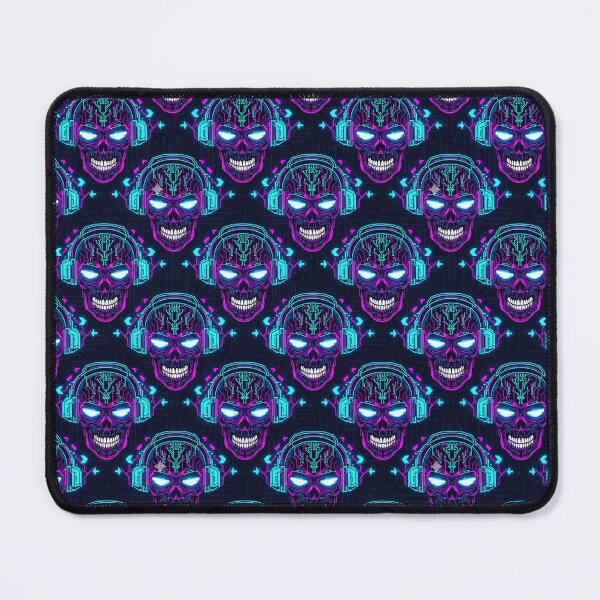 Item preview, Cyberpunk Skull Pattern designed and sold by StickVerse by Owais.