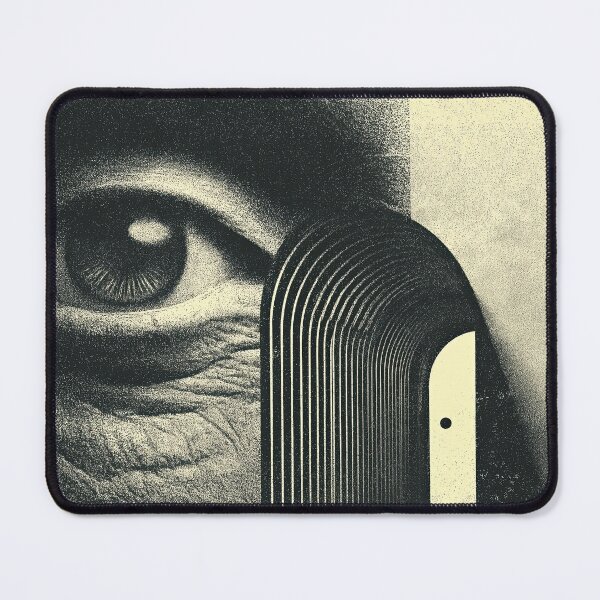 Item preview, The Watchful Gate – Orwellian Surveillance Illustration designed and sold by Basajaun Studio.
