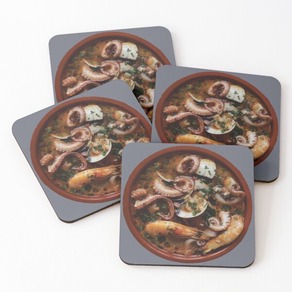 Item preview, Hearty Seafood Stew Rustic Bowl designed and sold by Arturo Daniel Garcia Palomo.
