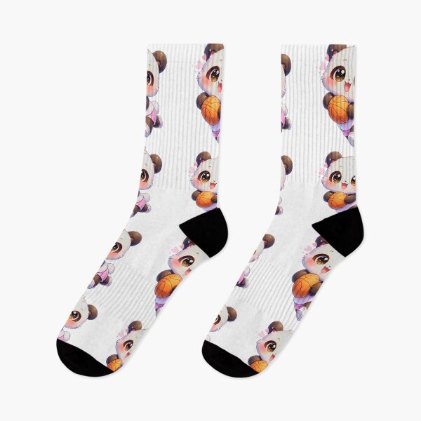 Item preview, Kawaii Panda Playing Basketball. designed and sold by Lylysun.
