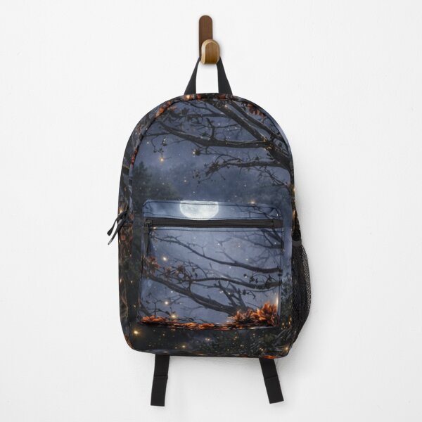 Item preview, Moonlit Ember Tree – Enchanted Forest Waterfall Nightscape designed and sold by Kimberly Palmer.