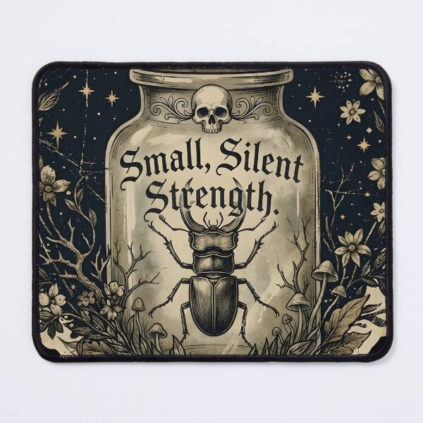 Item preview, "Small, Silent Strength" Vintage Beetle Specimen Etching designed and sold by SoulOfTrees.