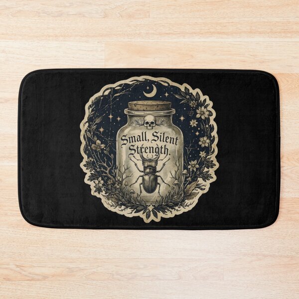 Item preview, "Small, Silent Strength" Vintage Beetle Specimen Etching designed and sold by SoulOfTrees.