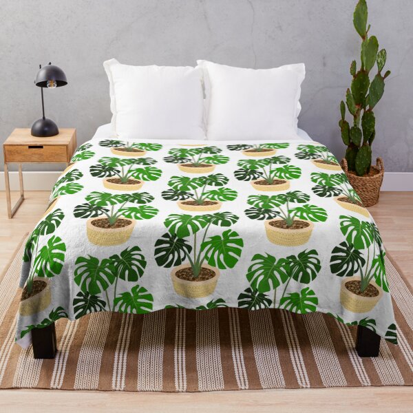 Item preview, Potted Monstera Deliciosa Tropical Houseplant designed and sold by MigWhimsy.