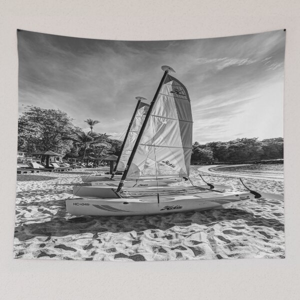 Item preview, St Lucia Catamaran Monochrome designed and sold by Londonimages.