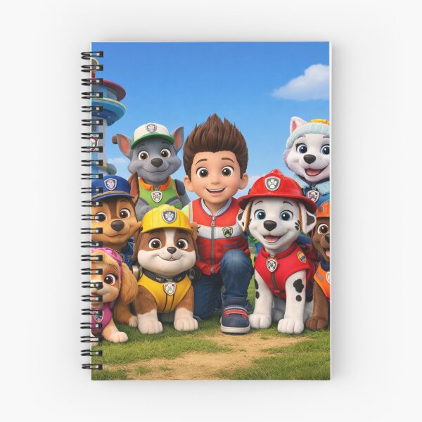 Item preview, Cute Rescue Puppy Team Adventure – Kids Cartoon Dog Squad Illustration designed and sold by Hugoschael.