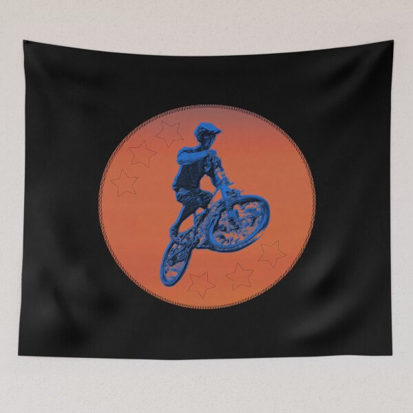 Item preview, Mountain Bike Rider Jumping in Fun Park – High‑Energy MTB Action Design designed and sold by pixperienz4u.