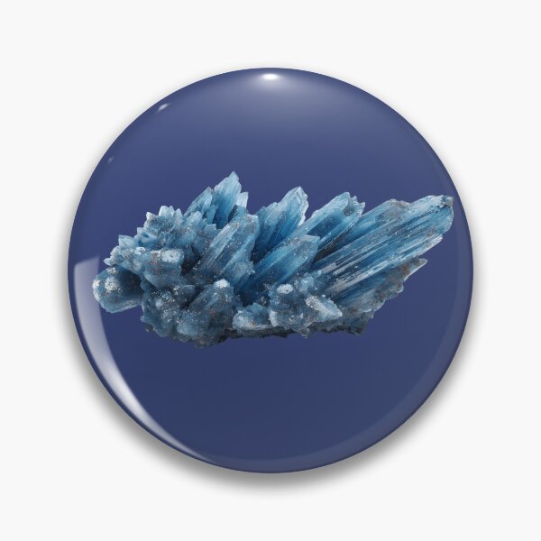 Item preview, Raw Blue Crystal Cluster Mineral Specimen with Sharp Prismatic Points Isolated on a Transparent Background for Geological Study designed and sold by Niageadon.