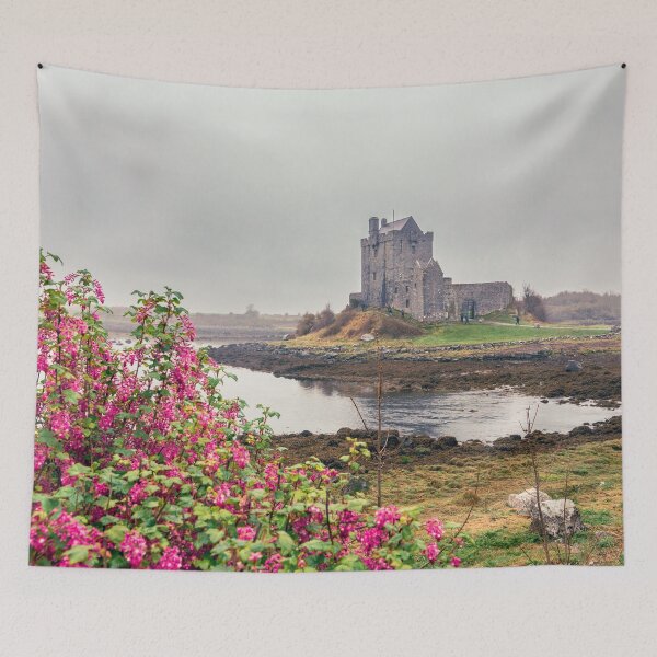 Item preview, Dunguaire Castle in Bloom, Galway Bay Ireland designed and sold by AshleyMobleyArt.