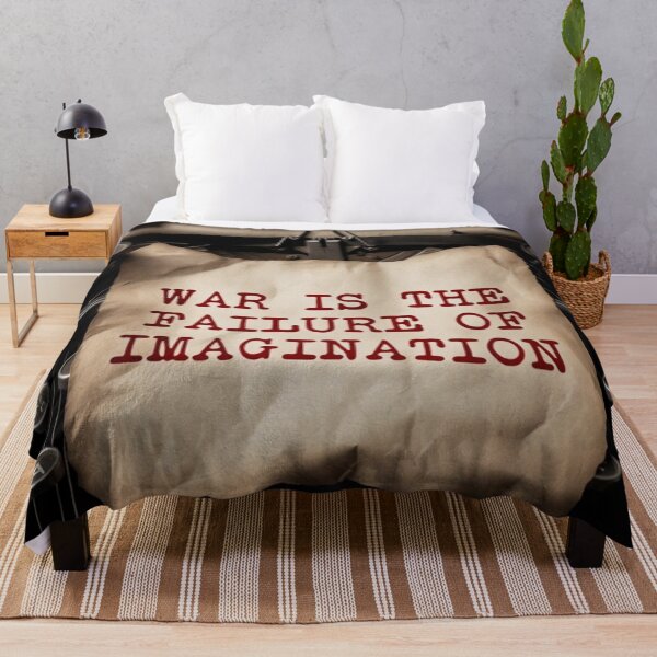 Item preview, War is the Failure of Imagination - Vintage Typewriter Art designed and sold by MakarenaCreate.