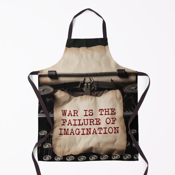 Item preview, War is the Failure of Imagination - Vintage Typewriter Art designed and sold by MakarenaCreate.