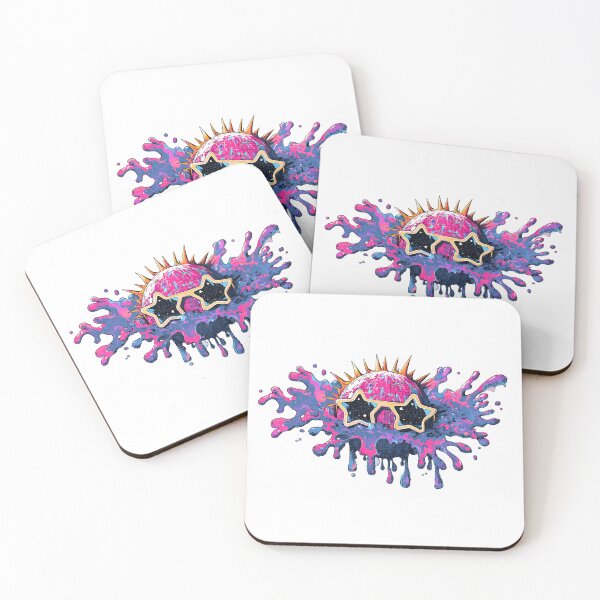 Item preview, Vibrant Disco Ball Illustration with Star-Shaped Sunglasses designed and sold by Niageadon.