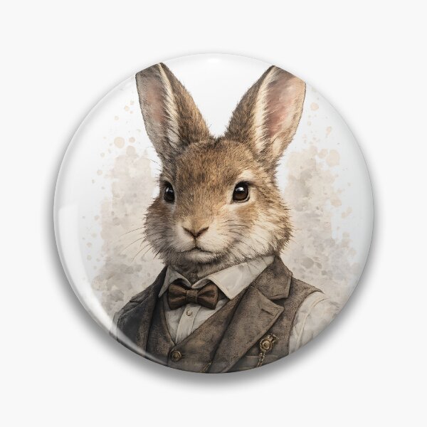 Item preview, Cute Rabbit Portrait Modern Animal Art designed and sold by giachem99.