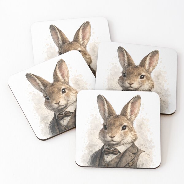 Item preview, Cute Rabbit Portrait Modern Animal Art designed and sold by giachem99.