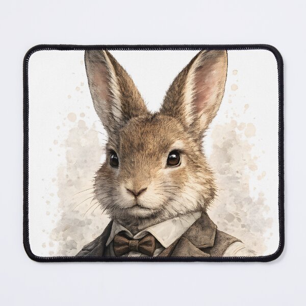 Item preview, Cute Rabbit Portrait Modern Animal Art designed and sold by giachem99.