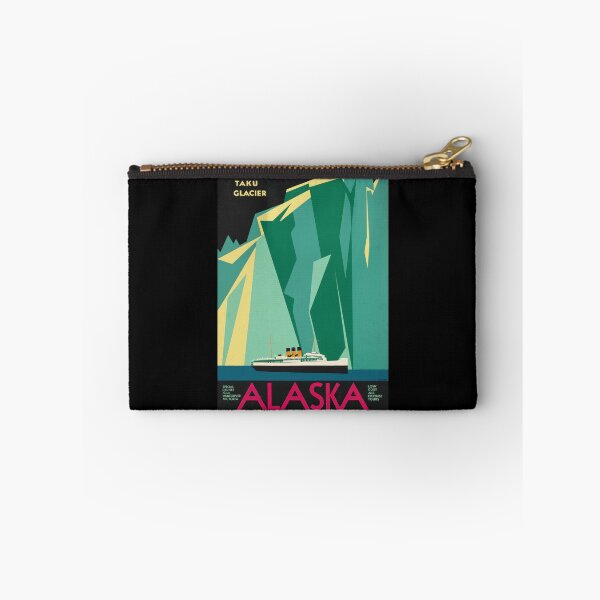 Item preview, Alaska Glacier Cruise Travel Vintage Poster designed and sold by blackdogshop.