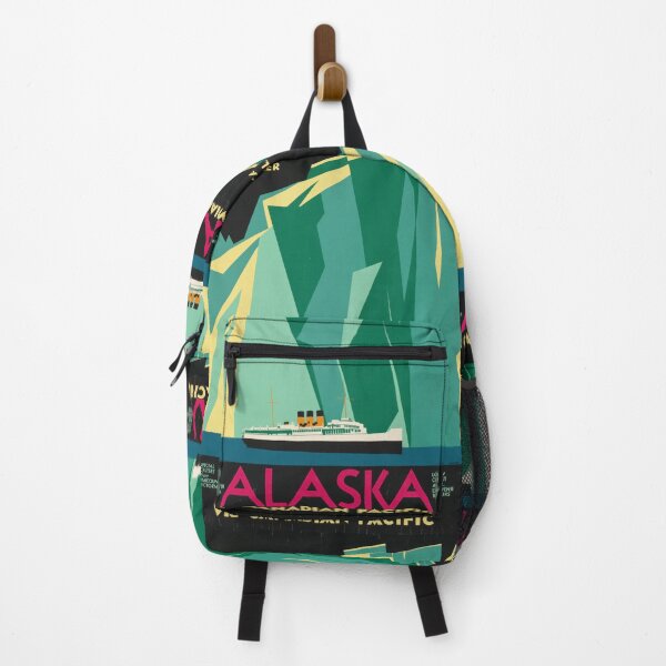 Item preview, Alaska Glacier Cruise Travel Vintage Poster designed and sold by blackdogshop.