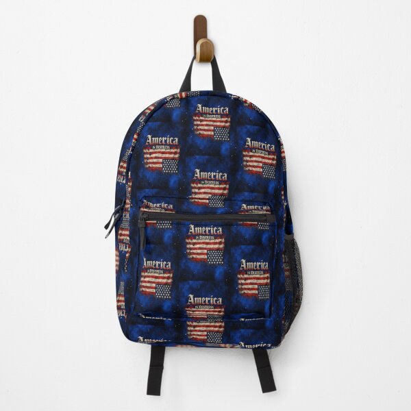 Item preview, America in Distress Tattered Upside Down Flag designed and sold by MysticOzzy.