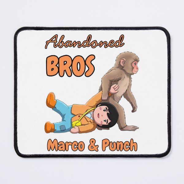 Item preview, Abandoned Bros Funny Anime Parody T-Shirt – Marco and Monkey Chibi Tee – Dark Humor Anime Gift Shirt designed and sold by marcopoloirl.