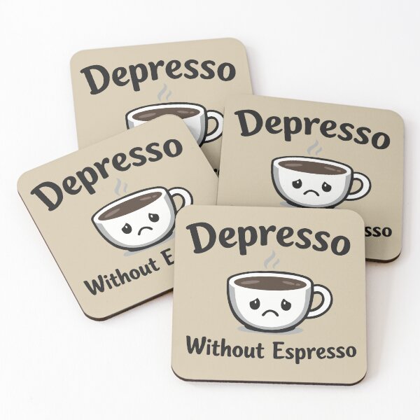 Item preview, Depresso without espresso coffee designed and sold by ChunkByChunk.