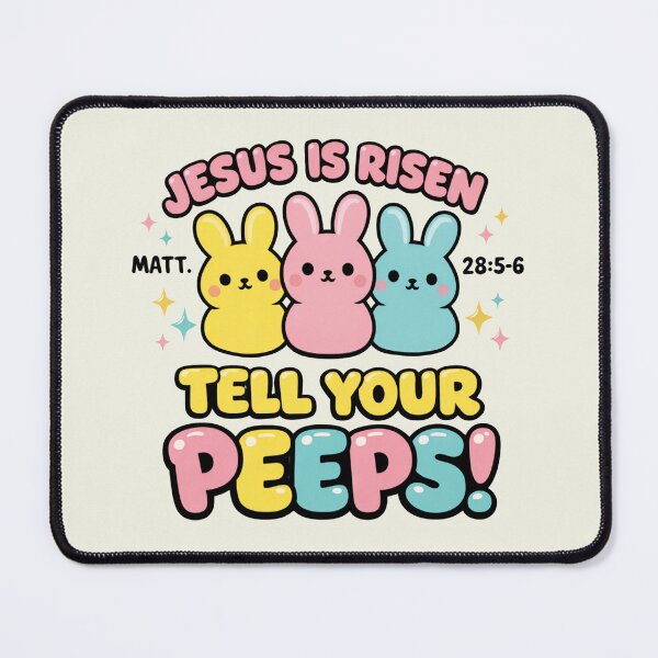 Item preview, Tell Your Peeps Easter: He Is Risen, Funny Easter Day, Cute Bunny 2 designed and sold by Naviiraart.