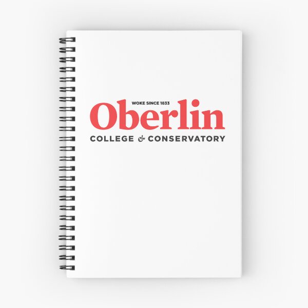 Item preview, Oberlin College - red on white - woke since 1833 designed and sold by Oberlin Stickers & Merch.