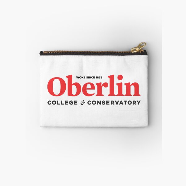 Item preview, Oberlin College - red on white - woke since 1833 designed and sold by Oberlin Stickers & Merch.