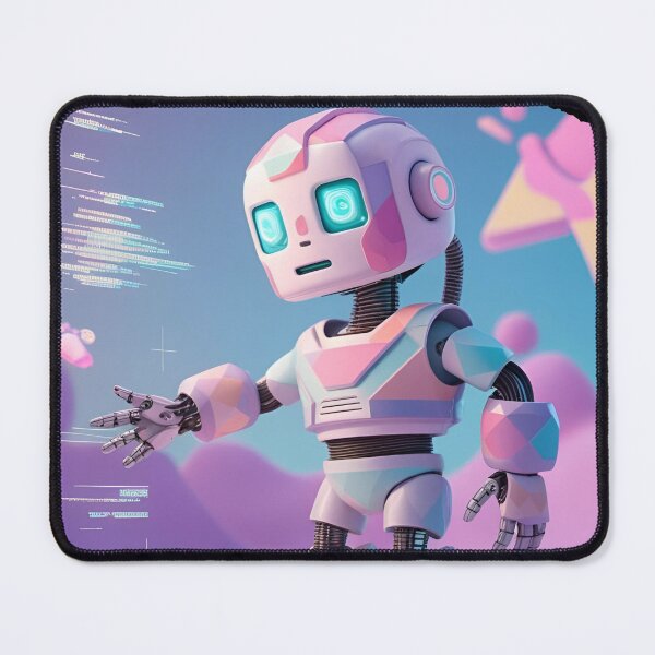Item preview, Vaporwave-style cyborg 6 designed and sold by Neon G.