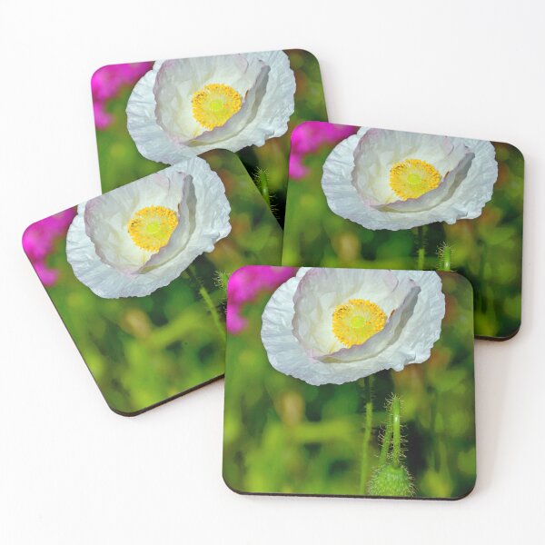 Item preview, White Poppy Wildflower, Summer Meadow designed and sold by AMacGPhilly.