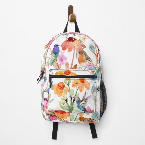 Item preview, Watercolor Garden Avian Symphony Pattern designed and sold by VibranPalette.